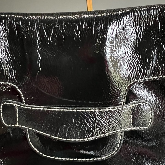 Talbots Black Leather Shoulder Bag - Picture 2 of 8